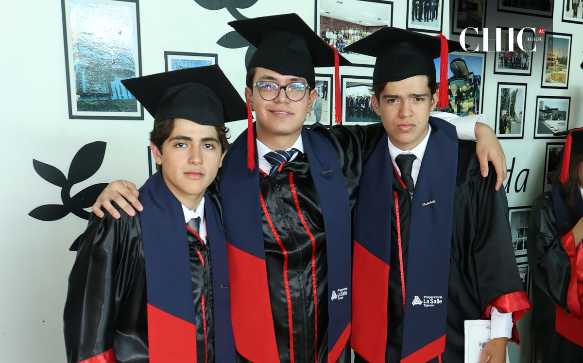 Andrés, Luciano y Sebastián