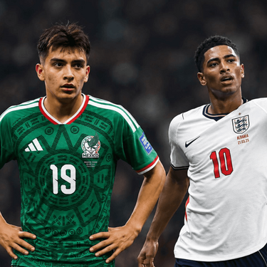 Gilberto Mora y el gesto con la Selección de Inglaterra (Imagen Getty)