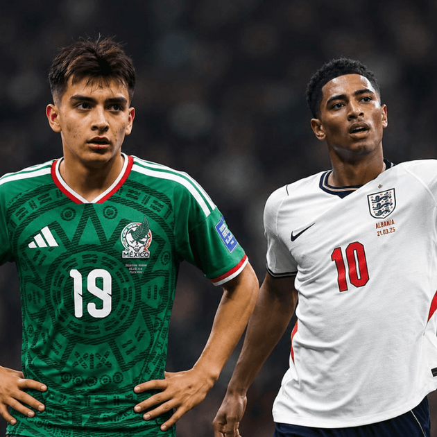Gilberto Mora y el gesto con la Selección de Inglaterra (Imagen Getty)