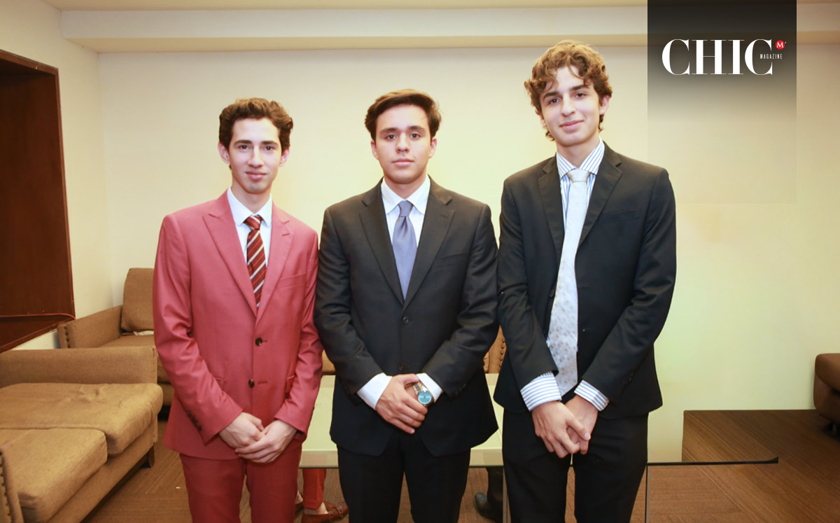 Manuel Kristal, José Gómez y Daniel Castillo