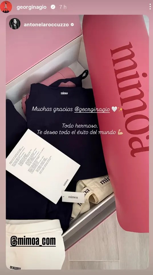 El regalo de Georgina Rodríguez para Antonela Roccuzzo (Foto: IG)