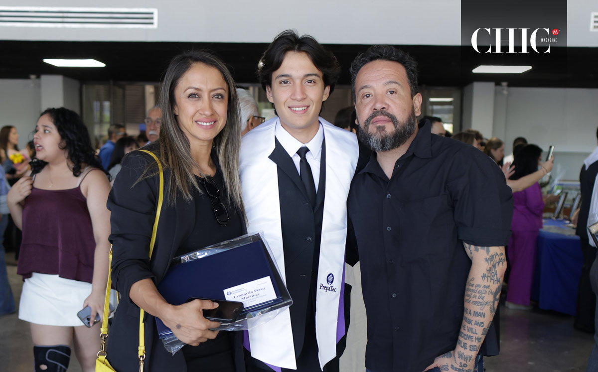 Samantha Martínez, Leonardo Pérez y Bruno Pérez