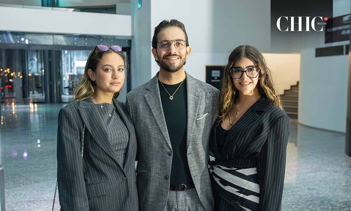 Regina Gamez, Gibran Karam y Janne Karam