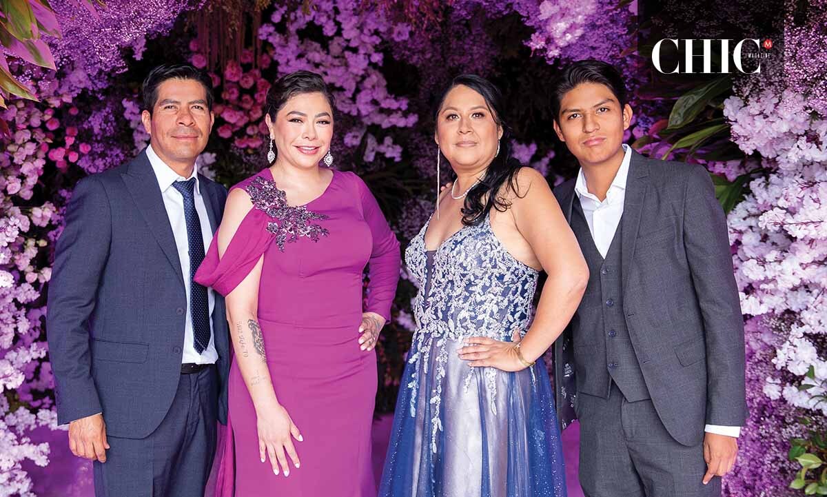 Omar Parra, Elim Garzón, Sandra Valle y Maximiliano Parra