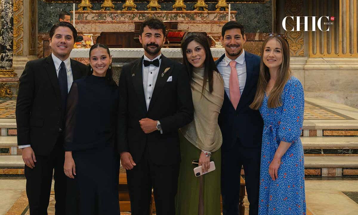 Luis Díaz, Melissa Juan, Mario Rodríguez, Larissa Moreno, Esteban León y Rebecca Barritt
