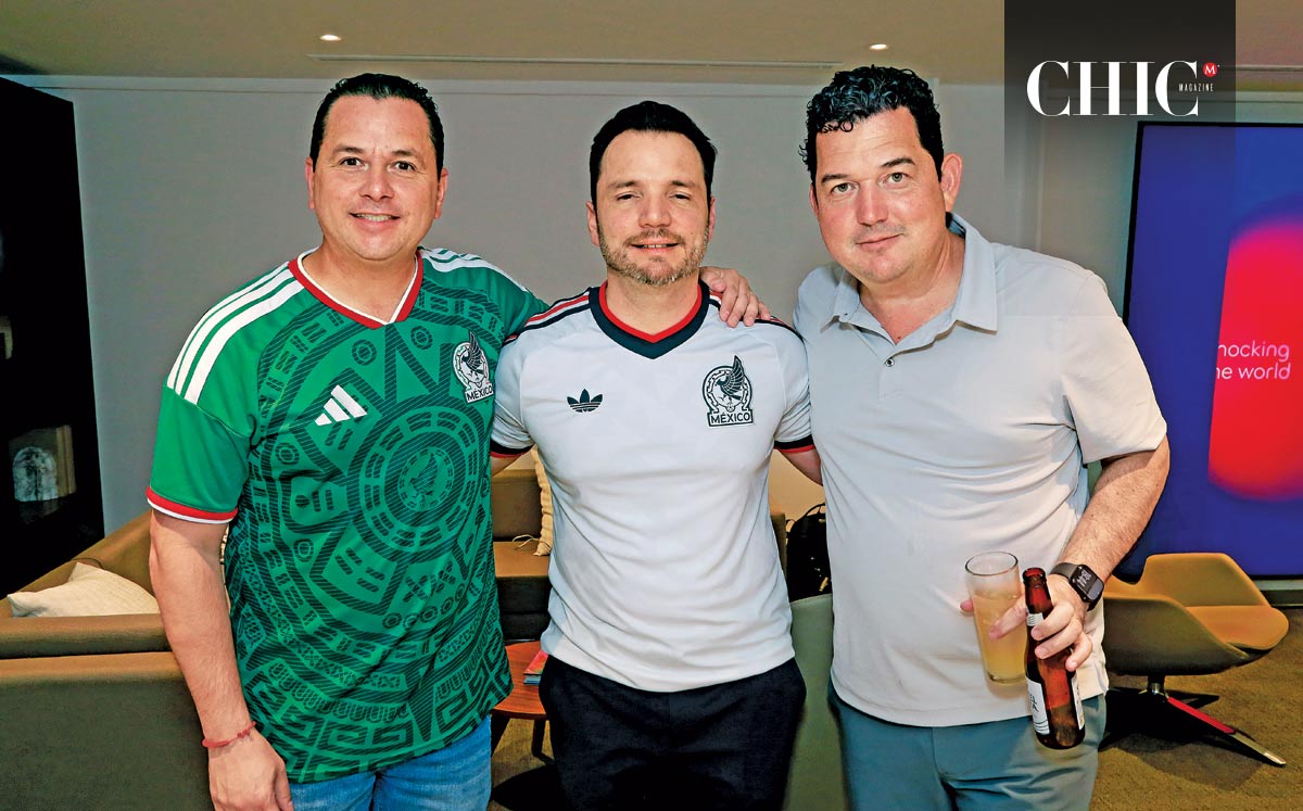 Alejandro Treviño, Aldo González y Daniel Flores