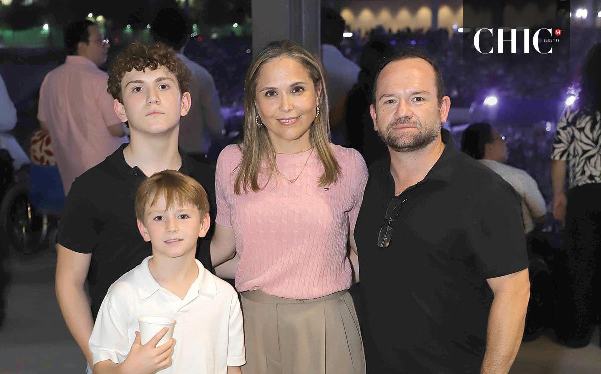 Antonio Zubieta, Daniela Sáenz, Daniel Zubieta y Andrés Zubieta