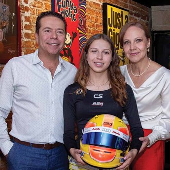 Asael Solís, Ana Cris Solís y Paty Velázquez (Fotos: Hugo Zuviri)