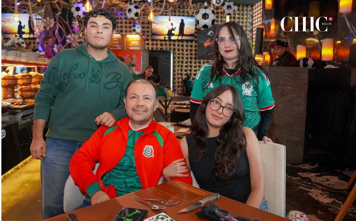 Diego Bustamante, Jorge Bustamante, Carolina Bustamante, Diana (Foto: Edgar Segura)