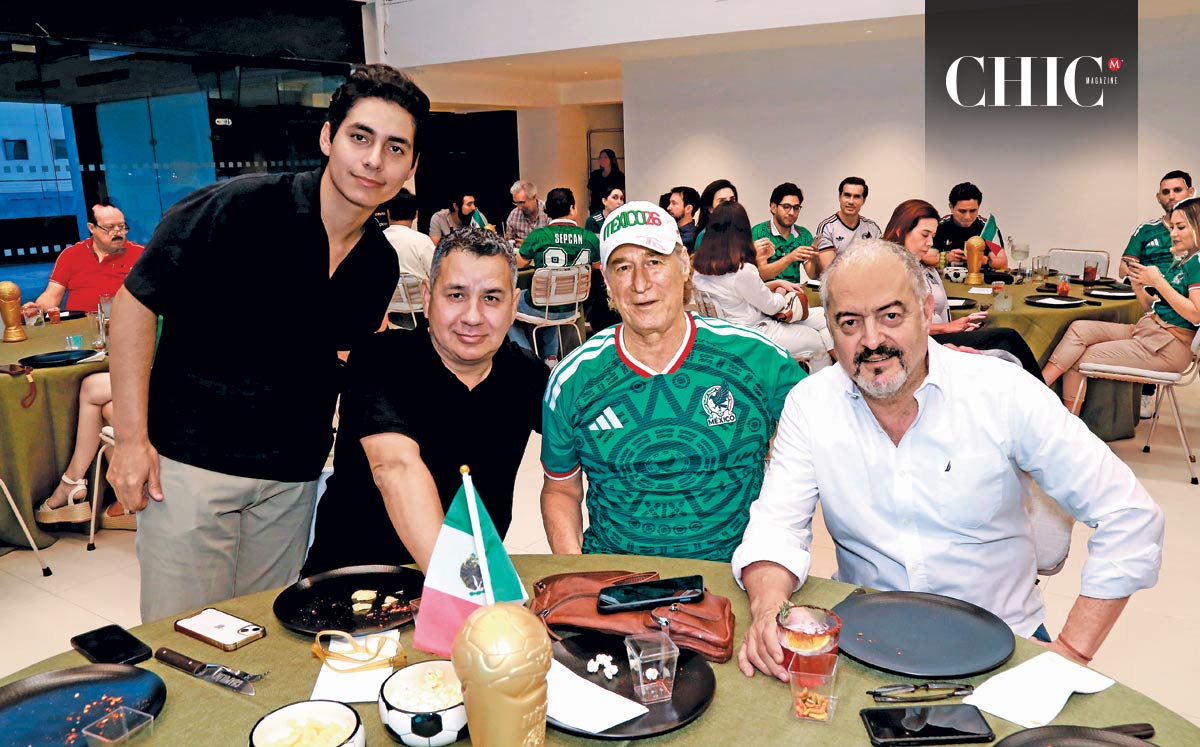 Emanuel Macías, Alex Macías, Roberto Garza y Mauricio Lozano
