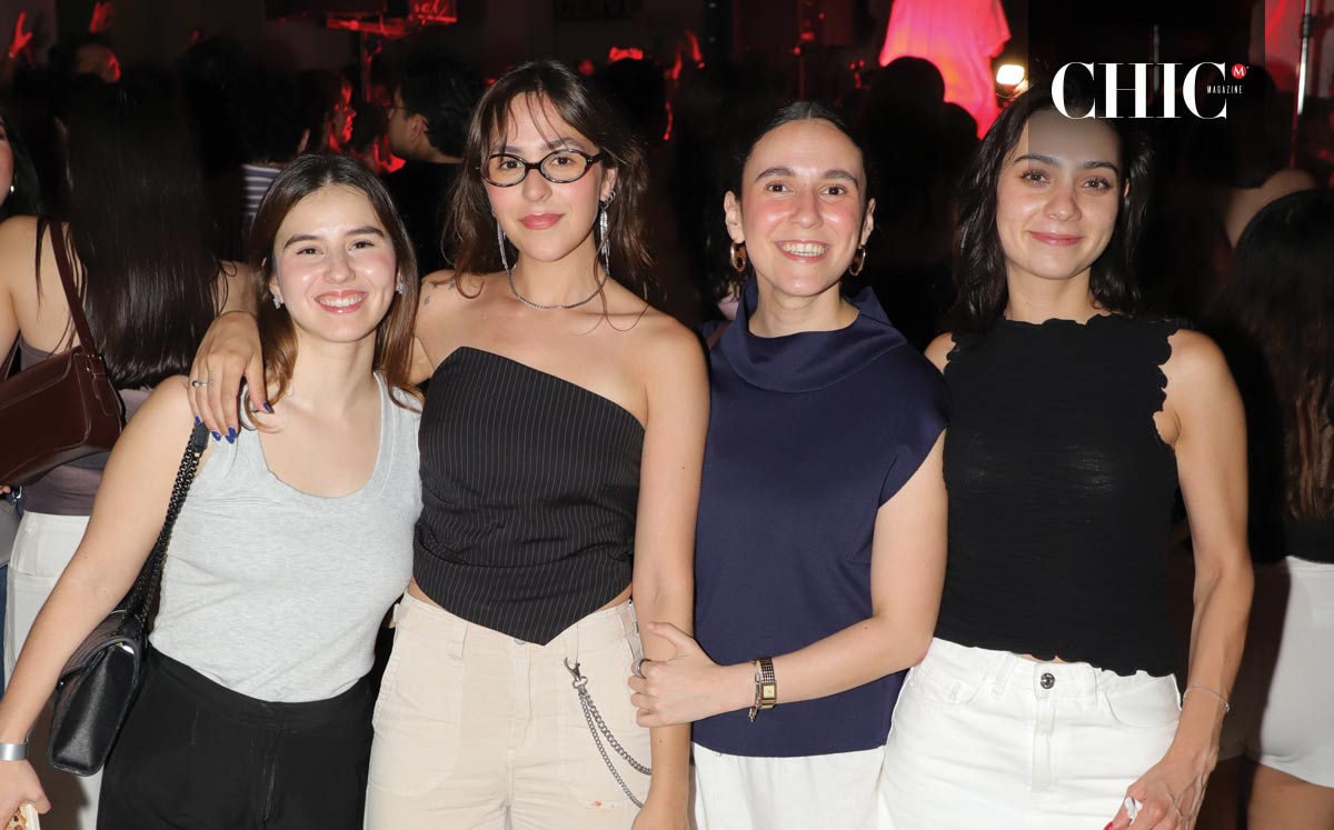 Fernanda Bueno, Marifer Gutiérrez, Regina Guajardo y Andrea Lavin