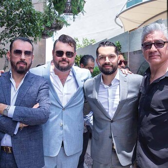 Gerardo Rivera, Jorge Sierra, Alfredo Segura y Glassi Nacif (Fotos: Hugo Zuviri)