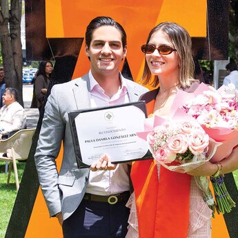 Juan Carlos Escobar y Paula Arnaut (Fotos: Hugo Zuviri)