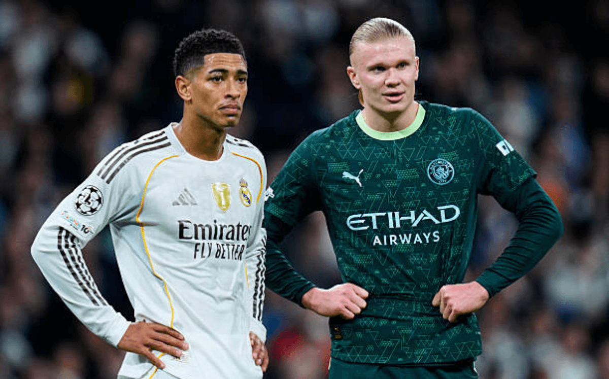 Jude Bellingham y Erling Haaland (Foto: Getty)