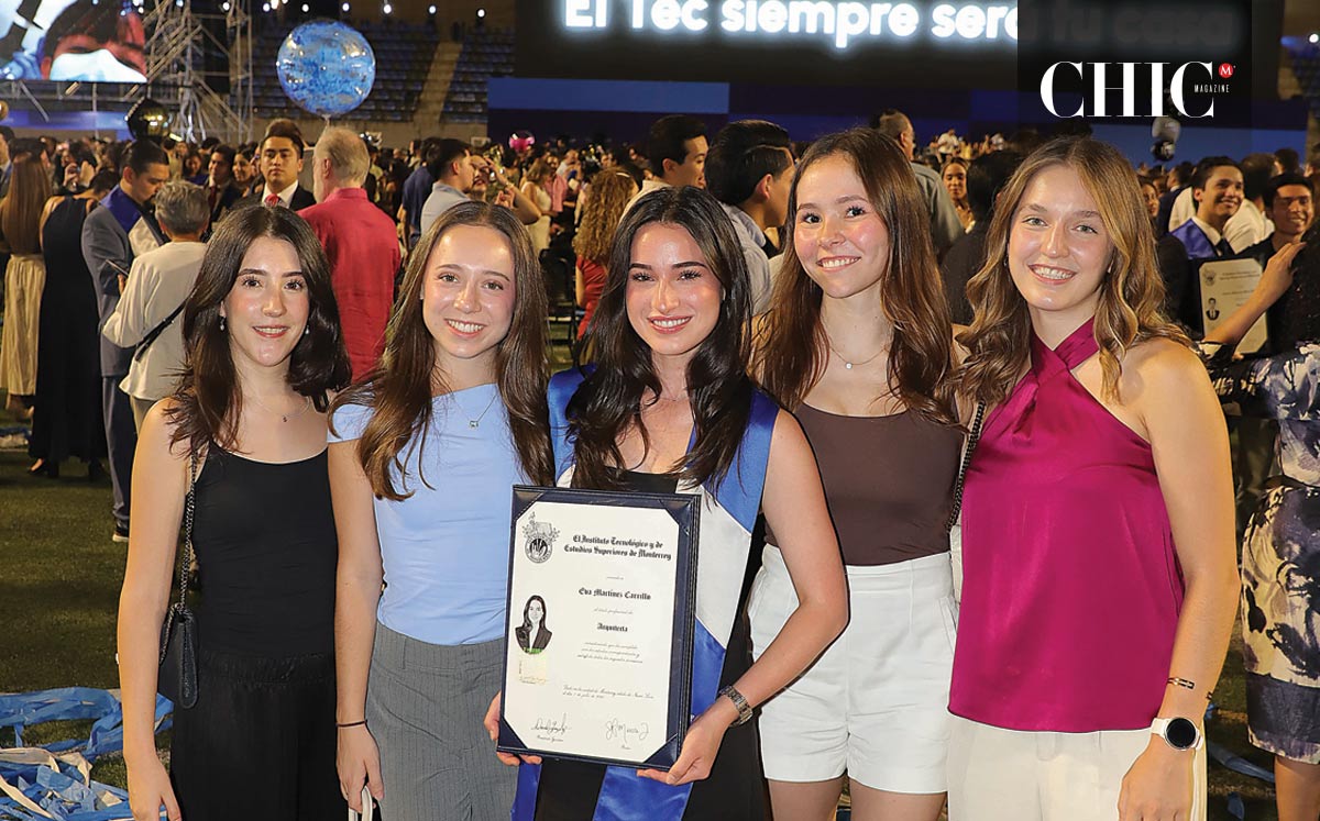 Mariana De la Garza, Fernanda Marín, Eva Martínez, Gaby Lasso y Cordelia Bremer