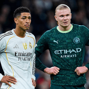 Jude Bellingham y Erling Haaland (Foto: Getty)