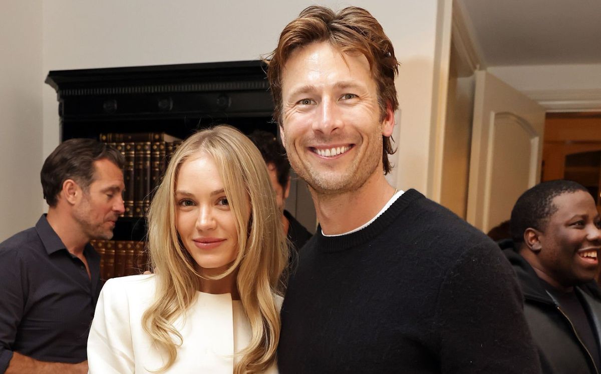 Ella es Michelle Randolph, la novia de Glen Powell (Foto: Getty)