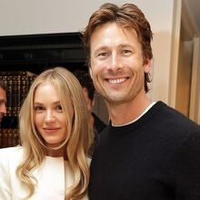 Ella es Michelle Randolph, la novia de Glen Powell (Foto: Getty)
