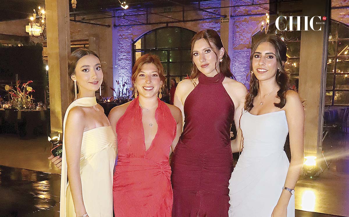 Loreta Contreras, Mariana Valdez, Andrea Gutierrez y Constanza de Ibarra