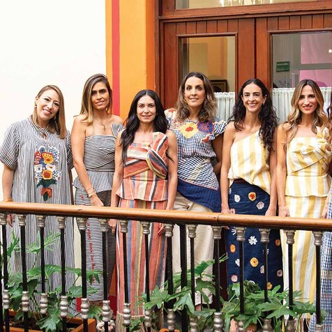 Ana Montero, Mónica Salinas, Paola Letayf, Diana Kuri, Denisse Kuri, Ale Rivera y Paulina Loya (Fotos: Hugo Zuviri)