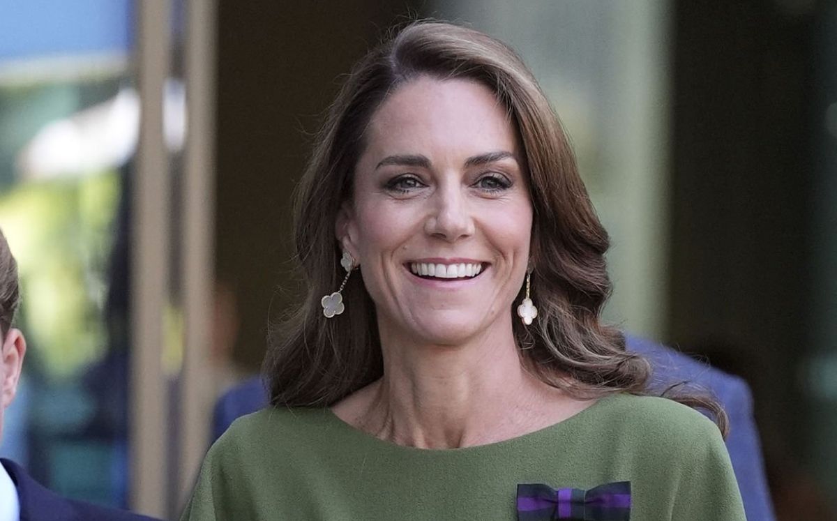 Kate Middleton es el centro de atención en la final de Wimbledon (Foto: Getty)