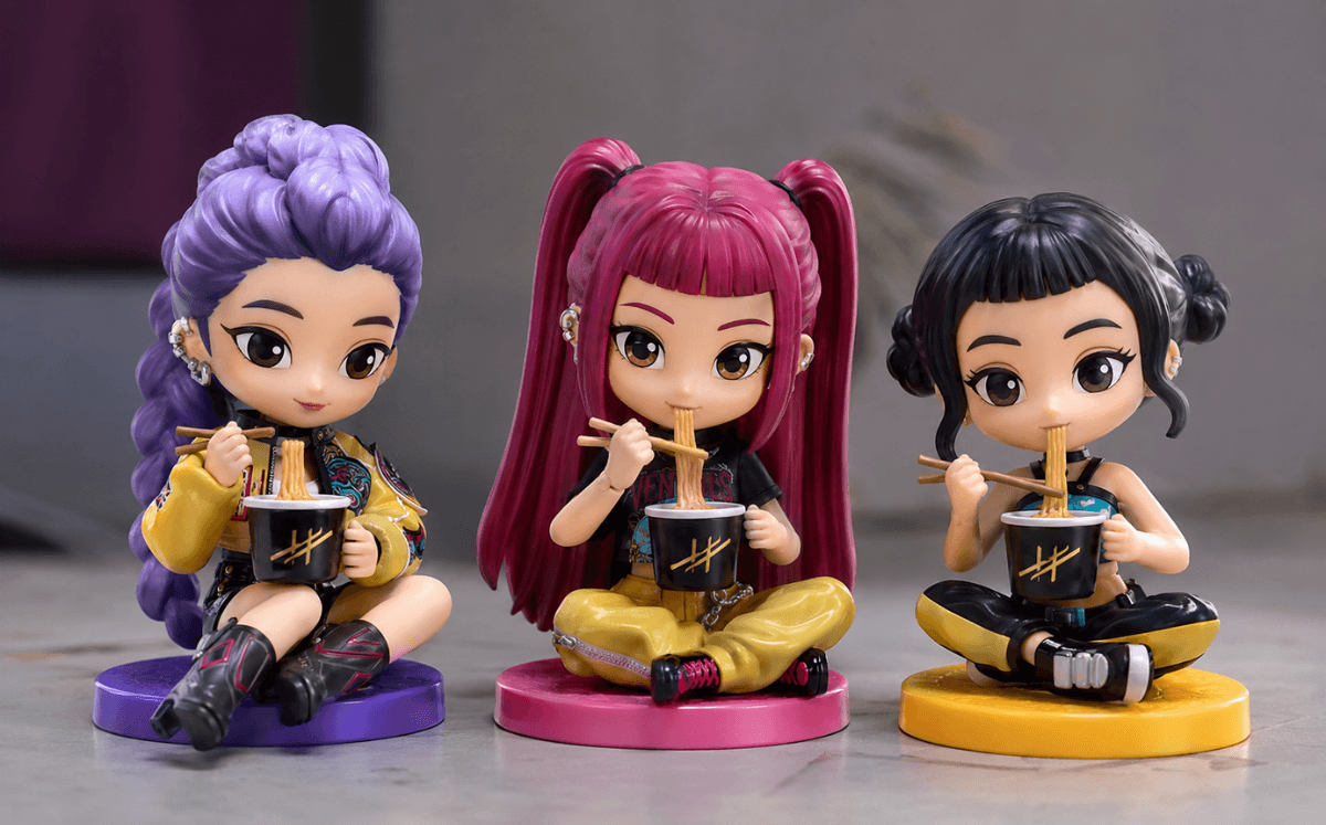 Las Guerreras K-pop: ¿Dónde comprar las muñecas de Rumi, Mira y Zoey comiendo ramen? (Imagen IA)