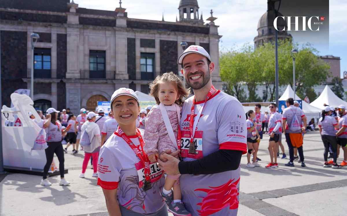 Miguel Leal, Verónica Arteaga, Aitana Leal (Foto: Edgar Segura)