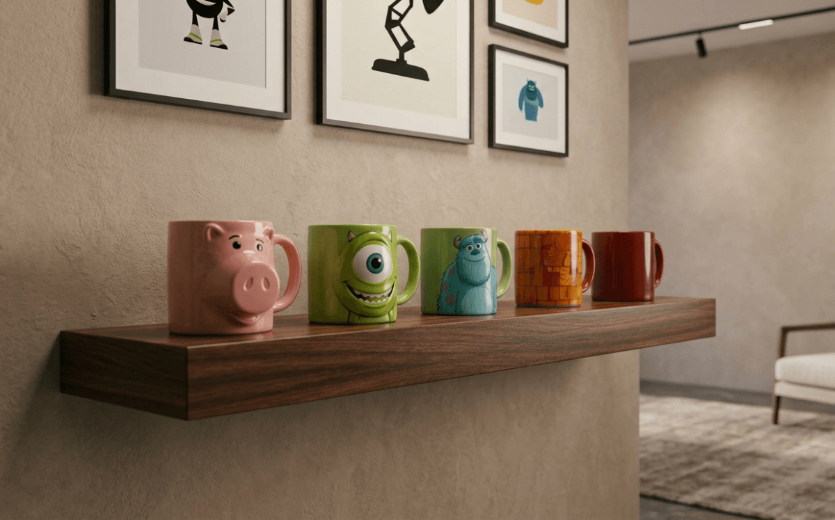 Las tazas coleccionables de Disney Pixar ya comenzaron a llegar a Walmart (Foto: IA)