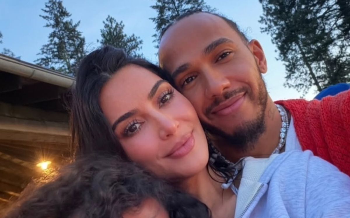 Kim Kardashian revela cómo Lewis Hamilton convive con sus hijos (Foto: Instagram)