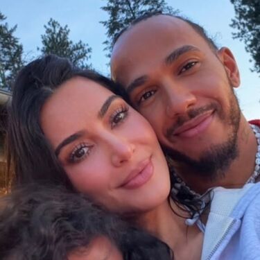 Kim Kardashian revela cómo Lewis Hamilton convive con sus hijos (Foto: Instagram)