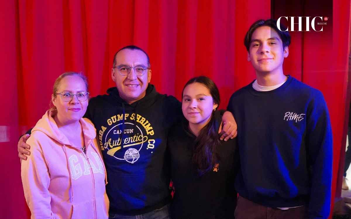 Gabriela Villareal, Mario Girón, Leonardo Girón, Alondra Girón (Foto: Edgar Segura)