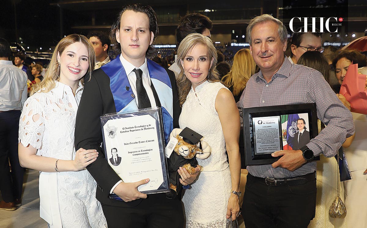 Ileana Álvarez, Iván Tamez, Yolanda Cavazos y Glafiro Tamez
