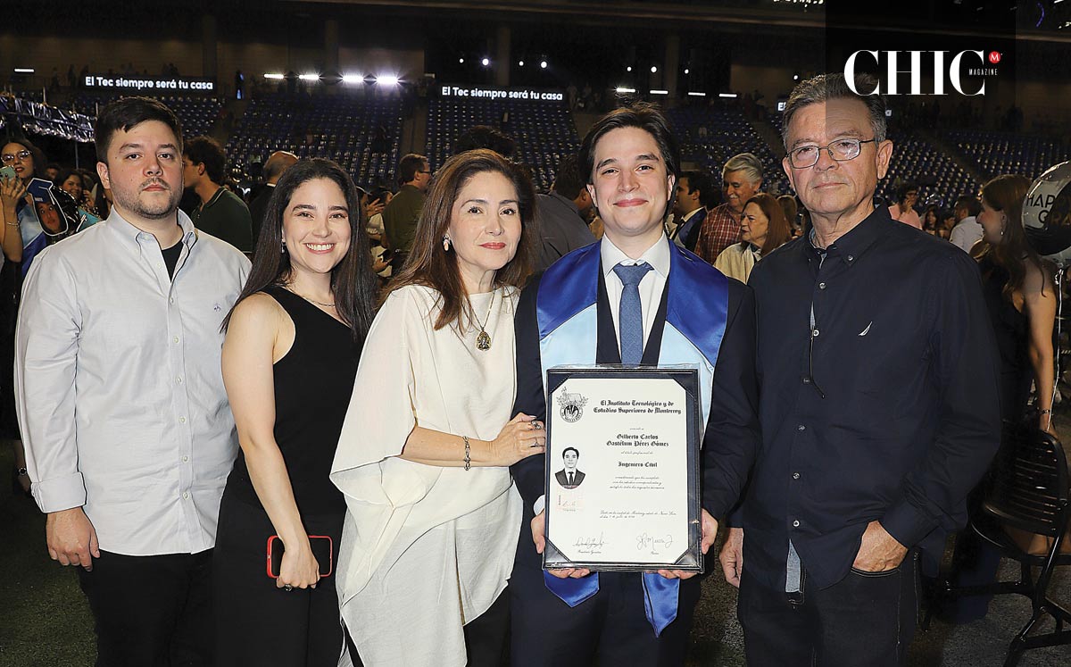 Luis Mario Gastelum, Patricia Gastelum, Patricia Pérez, Gilberto Gastelum y Luis Gastelum