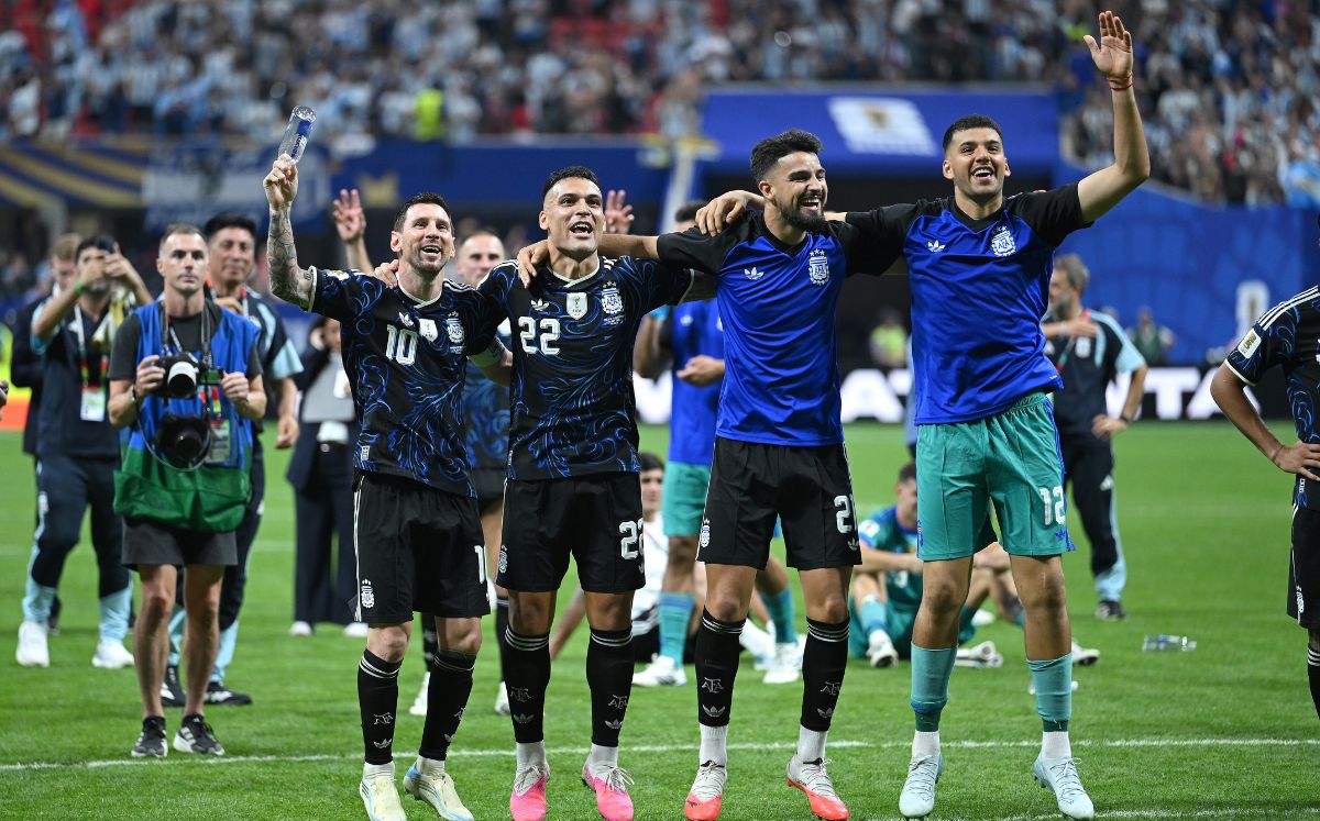 ¿La pancarta de Argentina infringe las reglas de la FIFA? Esto se sabe (Foto: Getty Images)