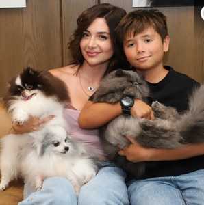 Mariane Cantú Náder comparte una vida en familia junto a Tessa y Nutella. / Foto: Roberto Alvarado