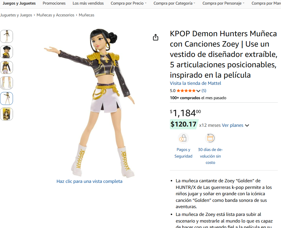 Muñecas con voz de Mattel (Foto: Amazon México)