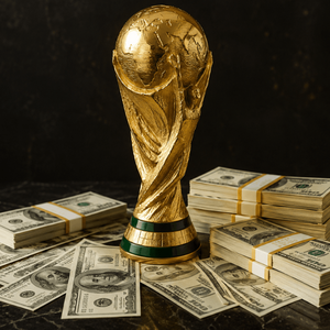 El campeón del Mundial 2026 no solo levantará el trofeo, también recibirá el premio económico (Foto: IA)