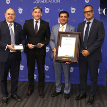 Agustín Hernández, Mateo Arredondo, Nessim Issa y Luis Ernesto Gómez