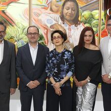 Antonio Méndez, Alberto Braña, Avelina Lésper, Marcela Moreno y Ángel Carrillo