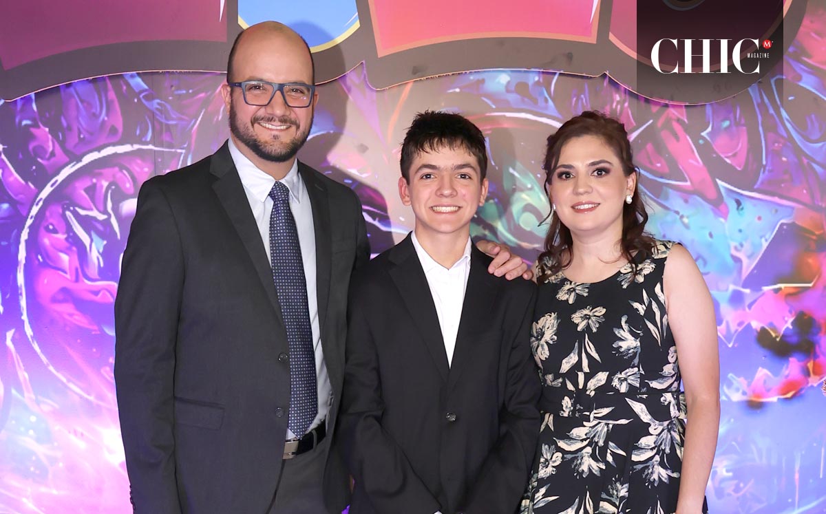 Carlos, Juan Pablo y Pamela