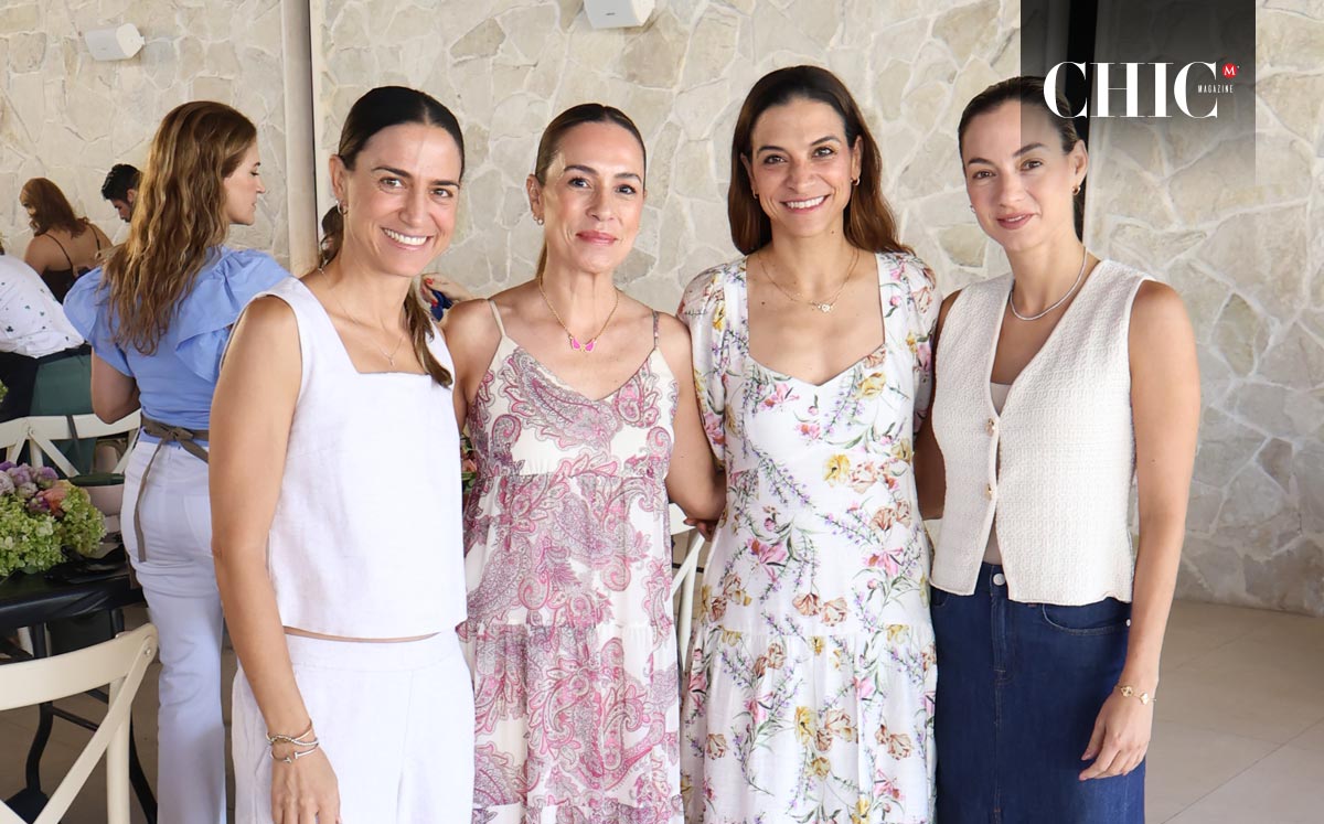 Cecilia, Itziar, Daniela y Marigaby
