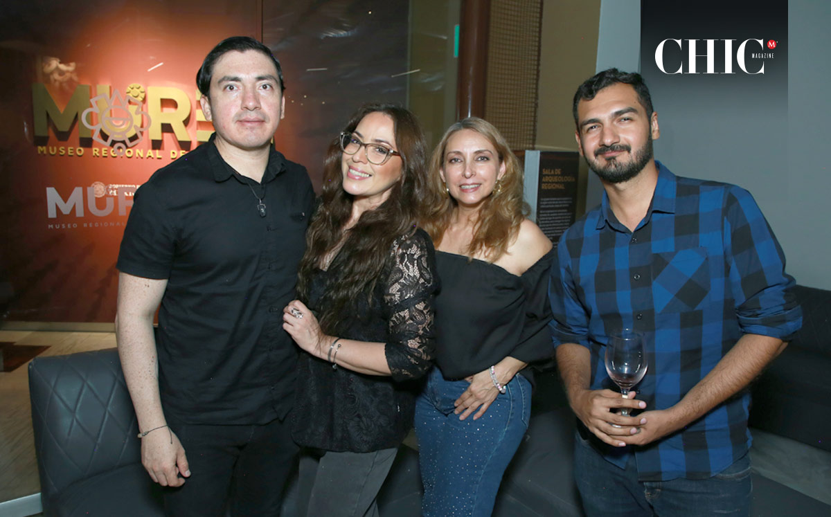 Esli García, Claudia Monárrez, Eli Valdez y Alejandro González