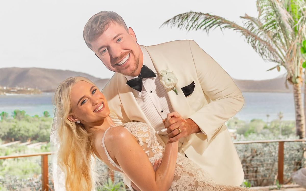 Así fue la lujosa boda de MrBeast con Thea Booysen (Foto: Instagram)