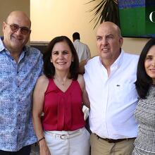 Samir, Marcela, Javier y Mónica