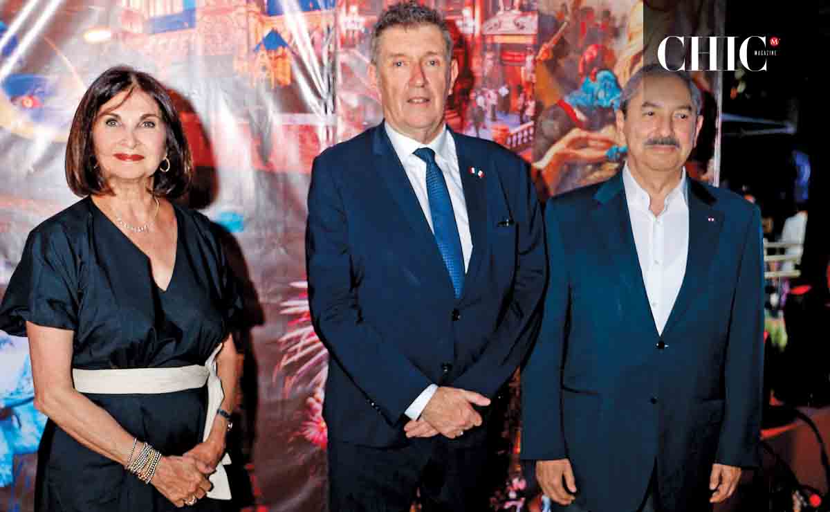 Cristina Maiz de González Parás, Pierre Raynaud y Natividad González Parás / Fotos: Daniel Saldívar