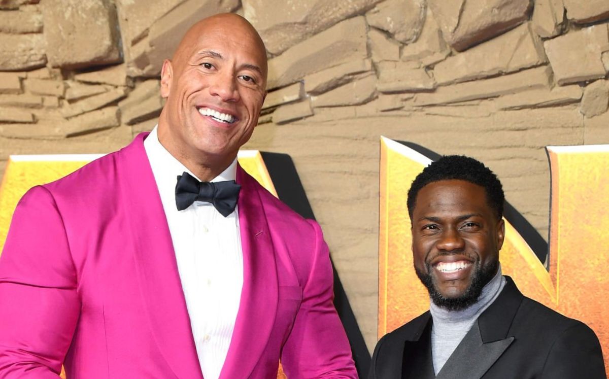 ¿Cómo es la relación entre Kevin Hart y La Roca? (Foto: Getty)