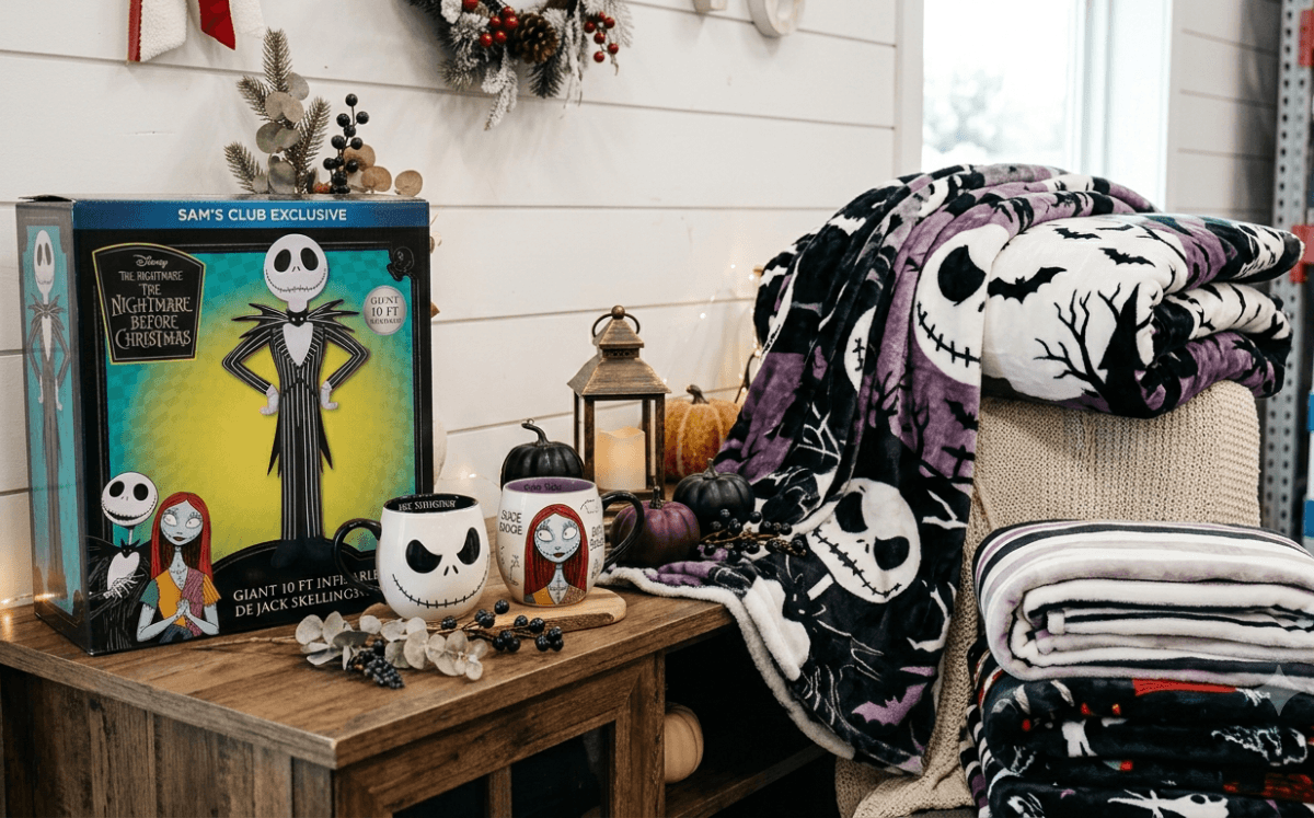 Coleccionables de “El extraño mundo de Jack” en Sam’s Club (Foto: IA)