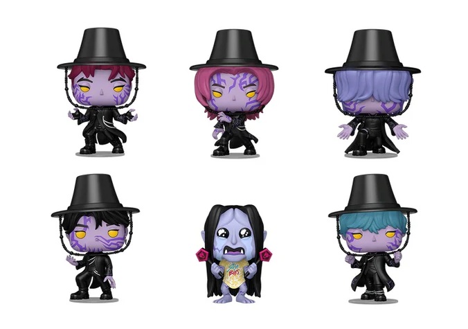 Los Funkos de los Saja Boys de "Las Guerreras K-pop" (Foto: Distrito Max)