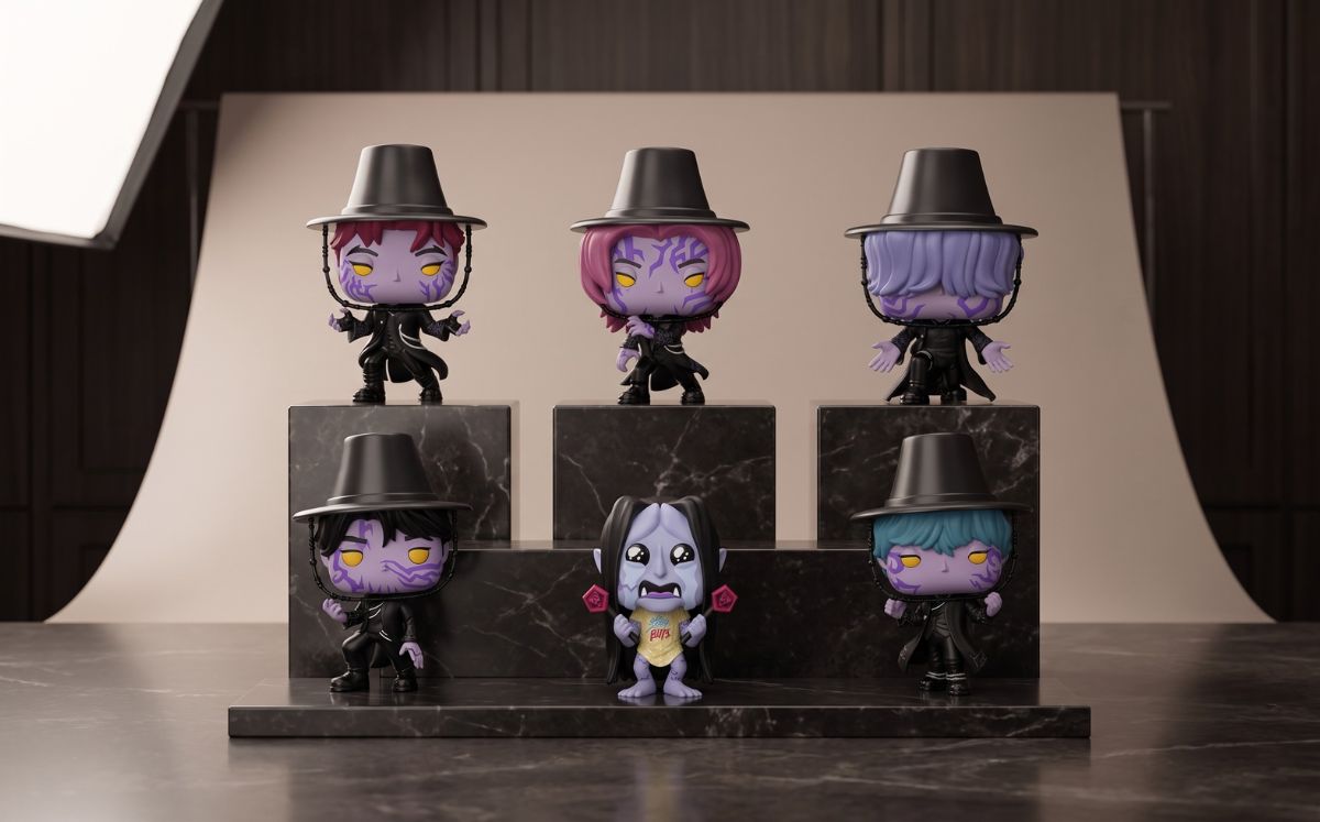 Funkos de los Saja Boys de "Las Guerreras K-pop"; ¿cuánto cuestan? (Foto: IA)