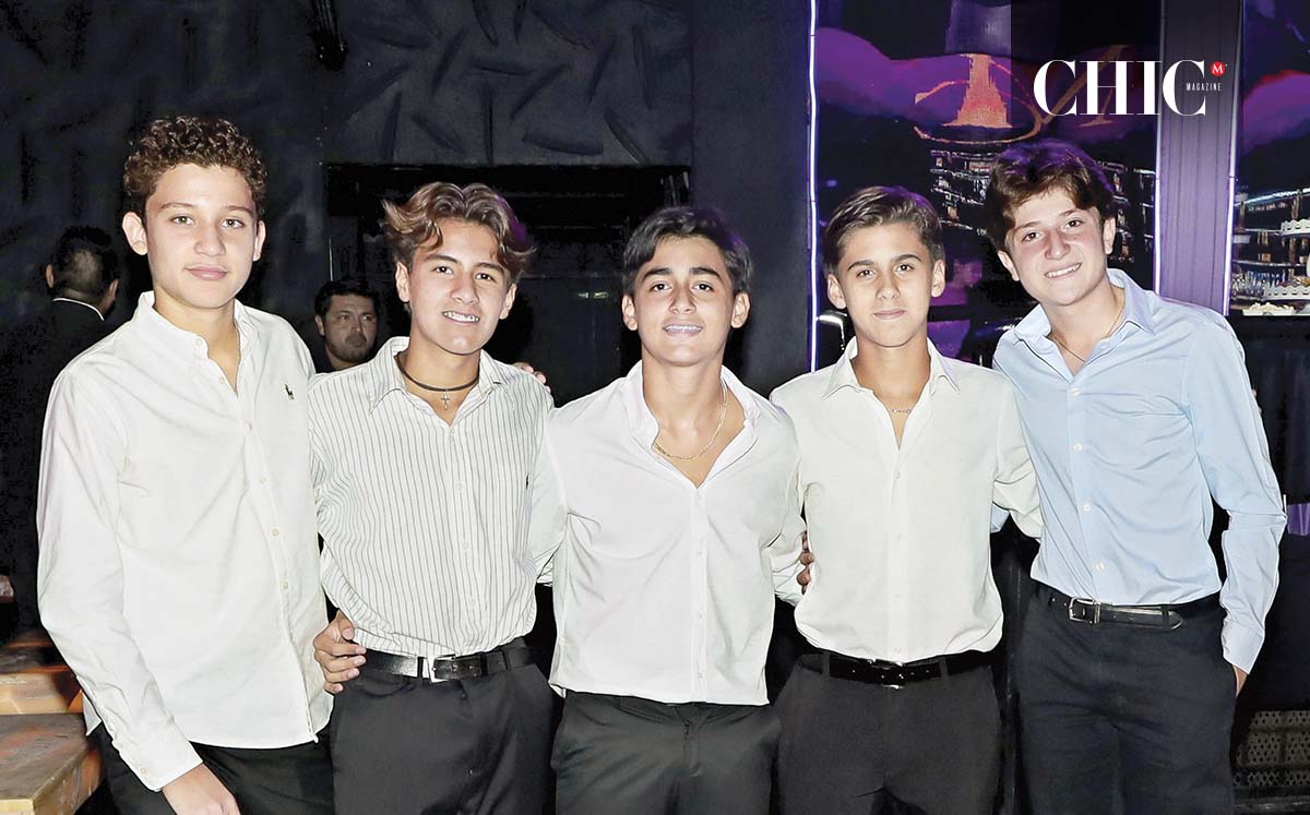 Joaquín Juárez, Alex Mendoza, Said Ceballos, Mariano Domínguez y Nacho Lu